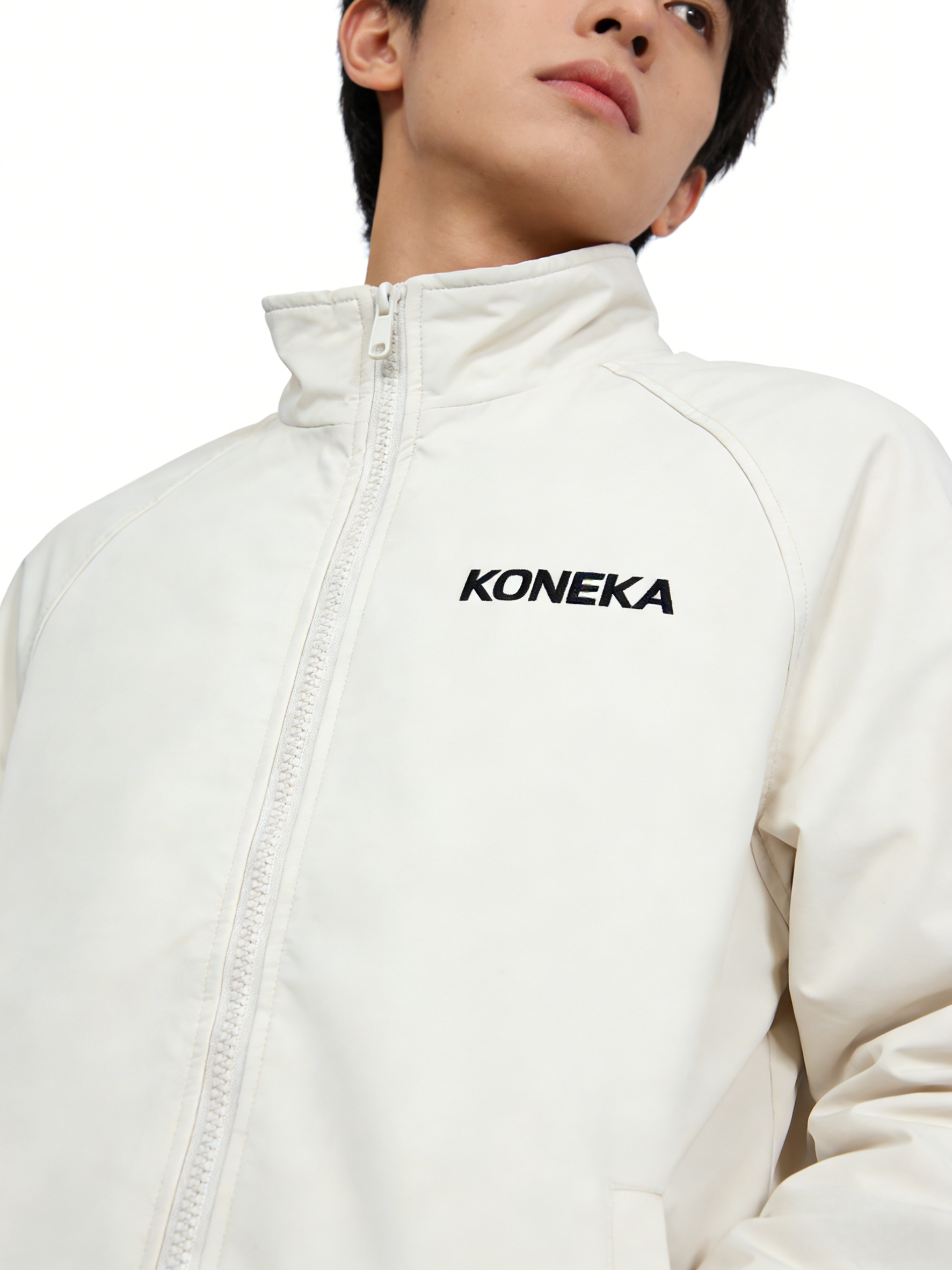 KONEKA Unisex Varsity Jacket, Letter Winter Jackets for Men and Women Streetwear Bomber Coats