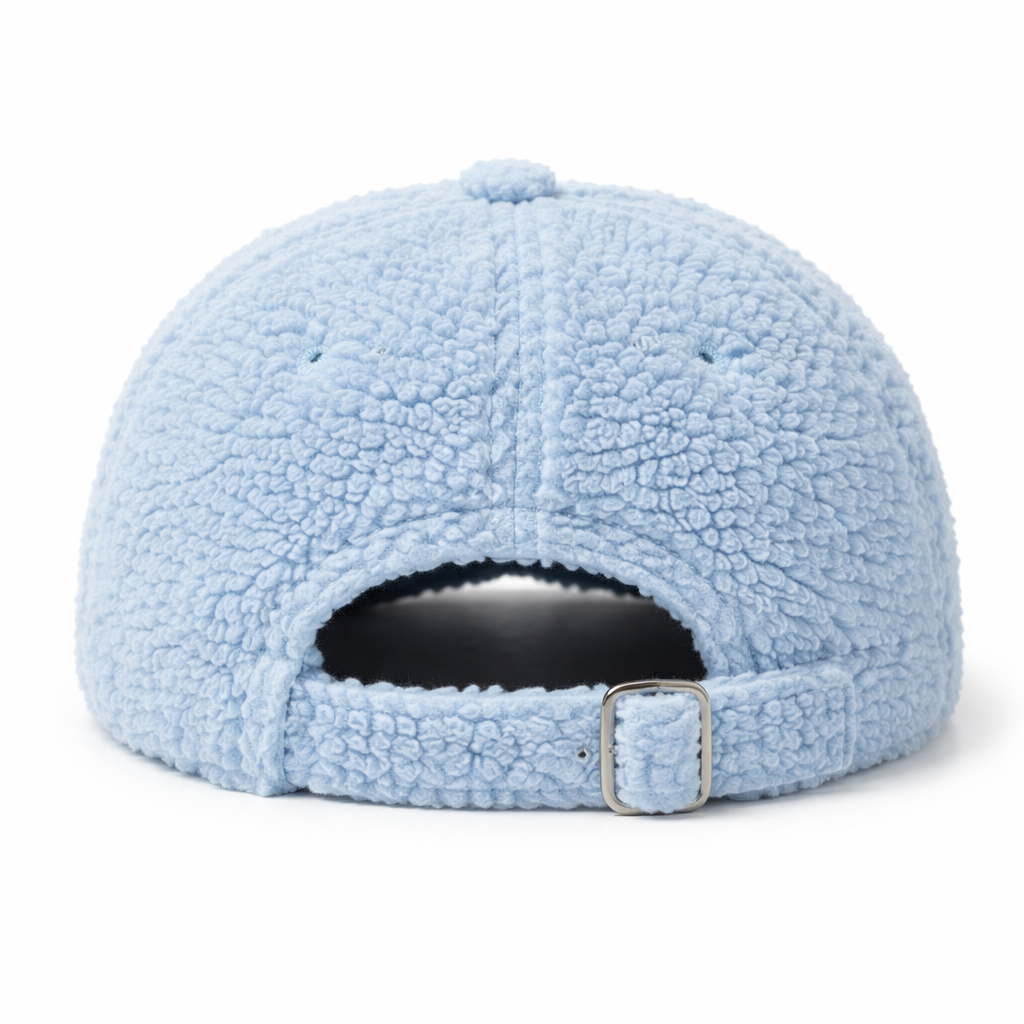 KONEKA Fuzzy Sherpa Baseball Cap, Soft Fleece Hat, Adjustable Casual Streetwear