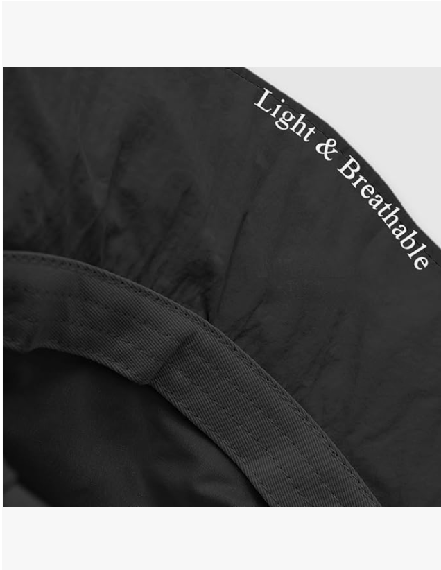 KONEKA An Waterproof Bucket Hat for Men Women Quick Dry Sun Hat Fishing Safari Hat Adjustable Chin Strap UV Protection