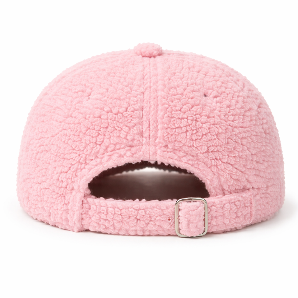 KONEKA Fuzzy Sherpa Baseball Cap, Soft Fleece Hat, Adjustable Casual Streetwear